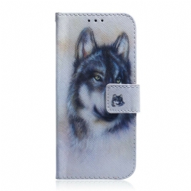 Folio Deksel Til Samsung Galaxy A41 Canine Gaze