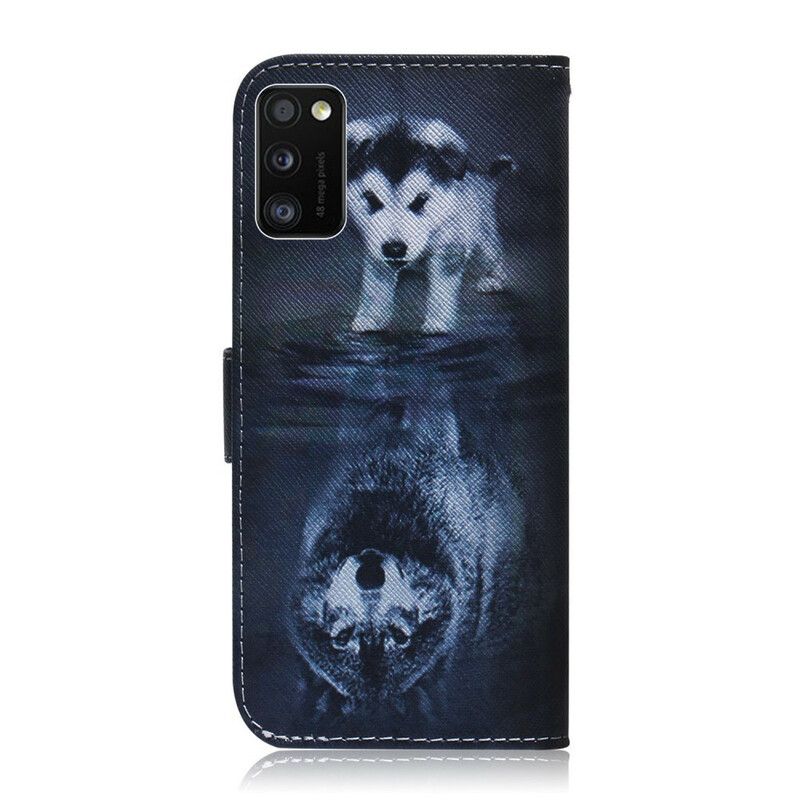 Folio Deksel Til Samsung Galaxy A41 Ernesto The Wolf