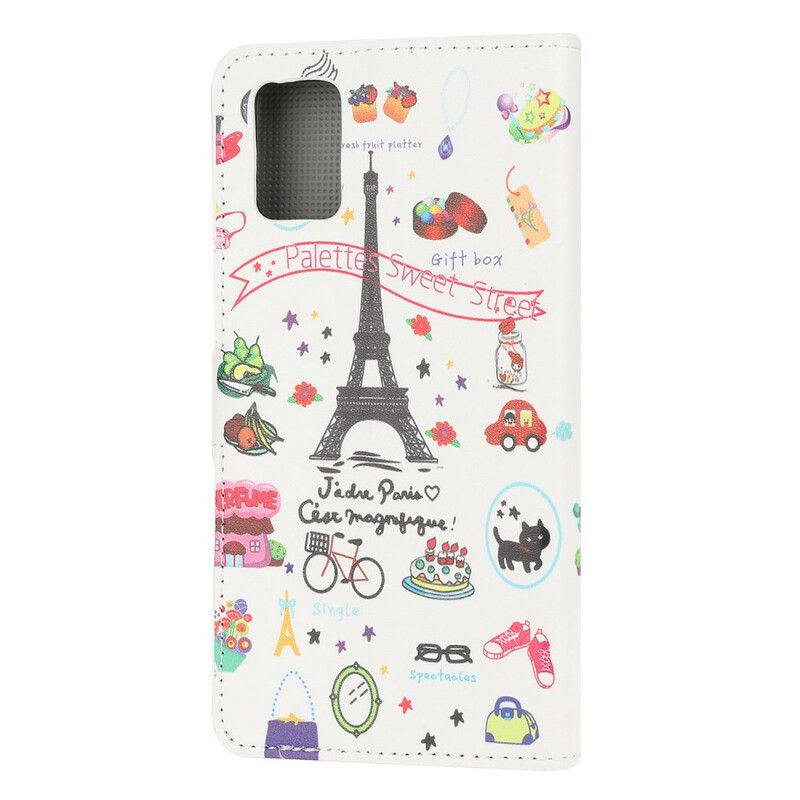 Folio Deksel Til Samsung Galaxy A41 Jeg Elsker Paris