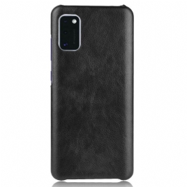 Mobildeksel Til Samsung Galaxy A41 Performance Litchi Leather Effect