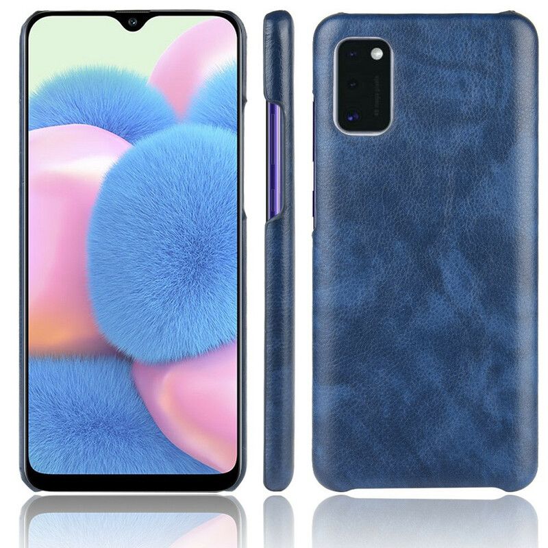 Mobildeksel Til Samsung Galaxy A41 Performance Litchi Leather Effect