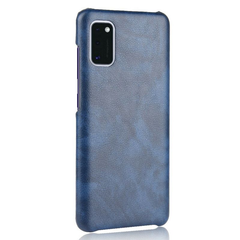 Mobildeksel Til Samsung Galaxy A41 Performance Litchi Leather Effect