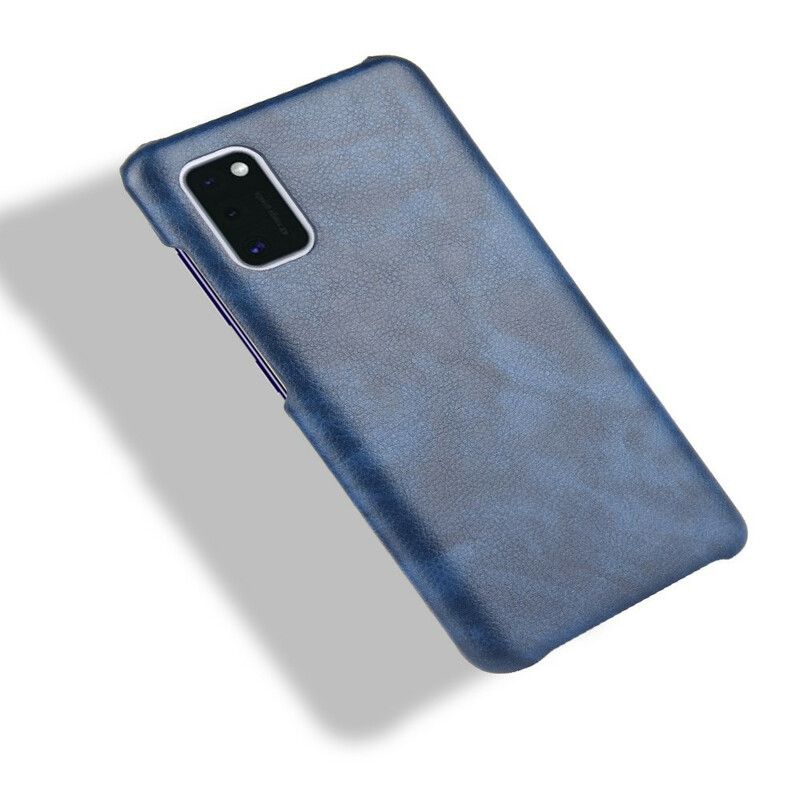 Mobildeksel Til Samsung Galaxy A41 Performance Litchi Leather Effect