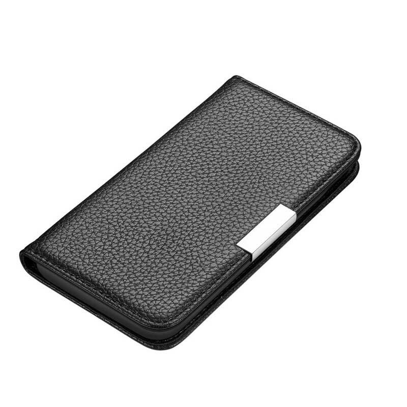 Beskyttelse Deksel Til Samsung Galaxy S21 5G Folio Deksel Ultra Chic Litchi Imitert Skinn