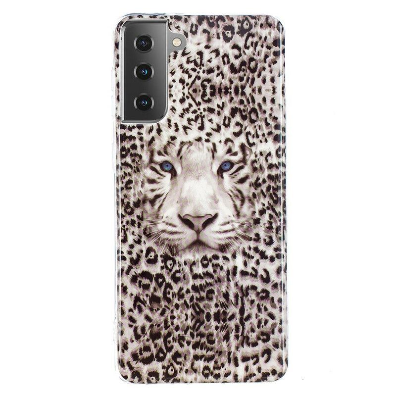 Deksel Til Samsung Galaxy S21 5G Fluorescerende Leopard