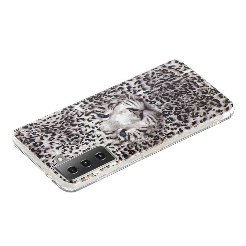 Deksel Til Samsung Galaxy S21 5G Fluorescerende Leopard