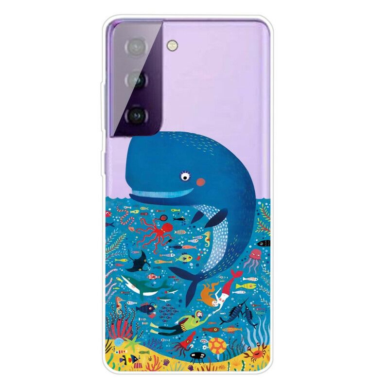 Deksel Til Samsung Galaxy S21 5G Marine World