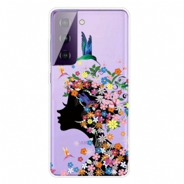 Deksel Til Samsung Galaxy S21 5G Nydelig Blomsterhode