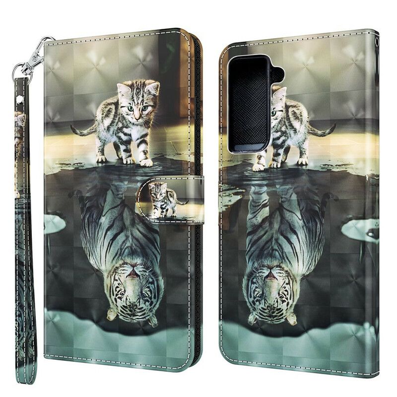 Folio Deksel Til Samsung Galaxy S21 5G Ernest The Tiger