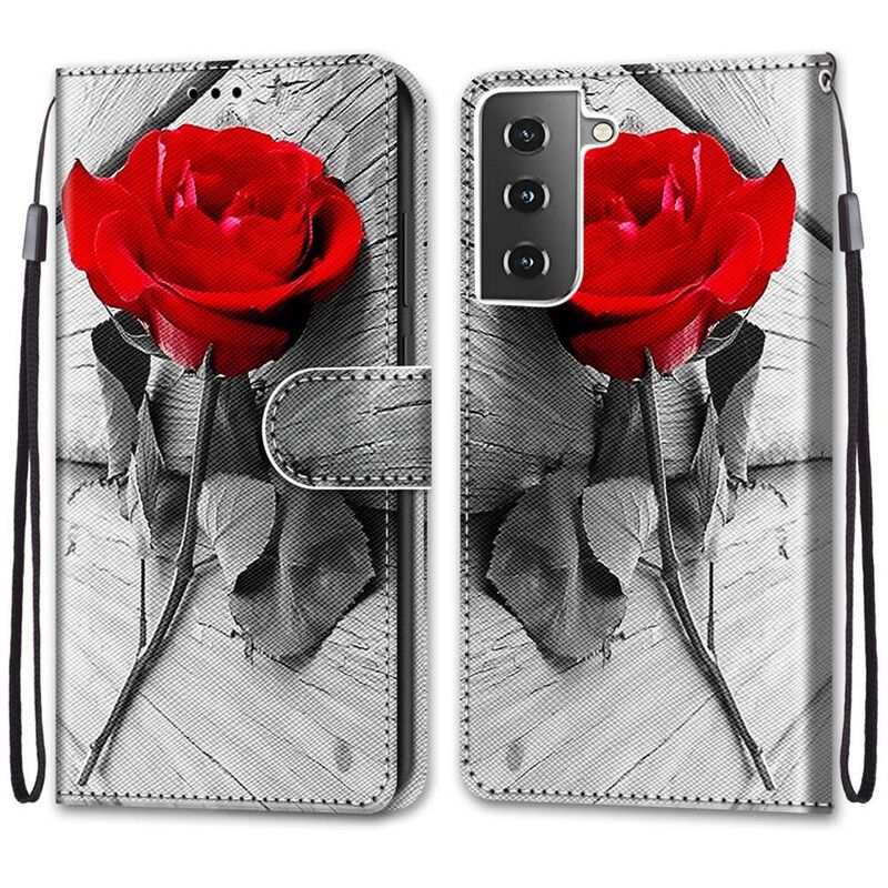 Lærdeksel Til Samsung Galaxy S21 5G Floral Wonder