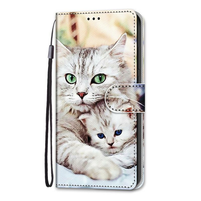 Lærdeksel Til Samsung Galaxy S21 5G Kattefamilie