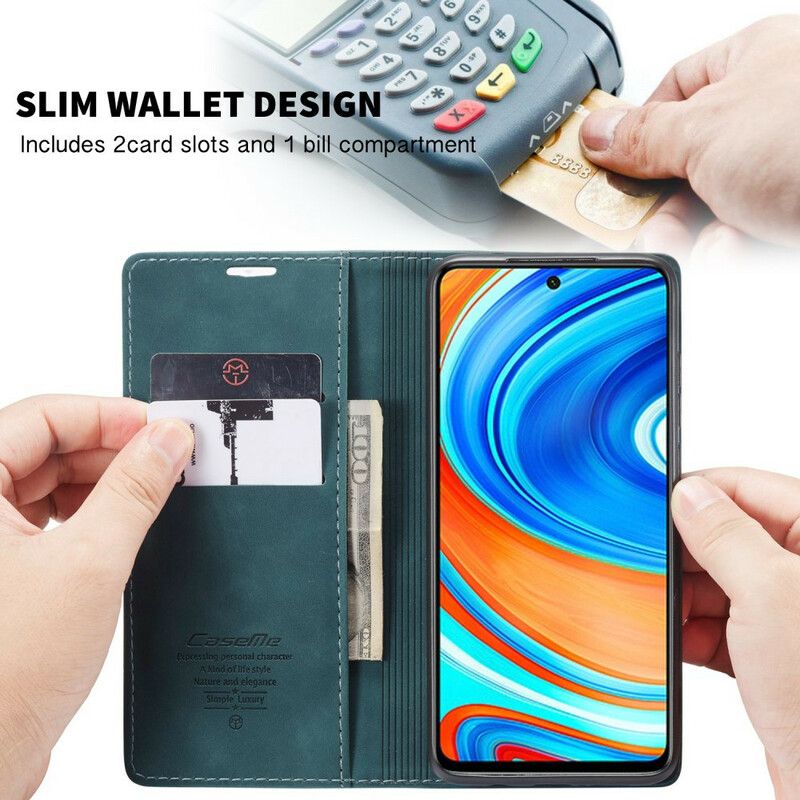 Beskyttelse Deksel Til Xiaomi Redmi Note 9S / Note 9 Pro Folio Deksel Caseme Kunstskinn