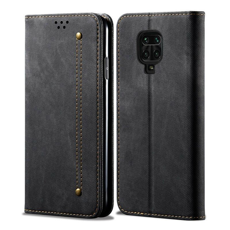 Beskyttelse Deksel Til Xiaomi Redmi Note 9S / Note 9 Pro Folio Deksel Denimstoff