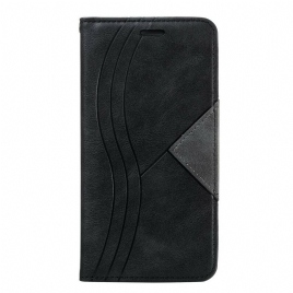 Beskyttelse Deksel Til Xiaomi Redmi Note 9S / Note 9 Pro Folio Deksel Wave Leather Style