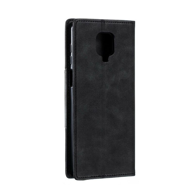 Beskyttelse Deksel Til Xiaomi Redmi Note 9S / Note 9 Pro Folio Deksel Wave Leather Style