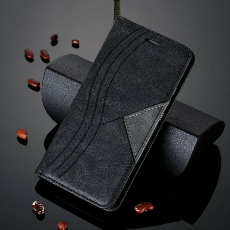 Beskyttelse Deksel Til Xiaomi Redmi Note 9S / Note 9 Pro Folio Deksel Wave Leather Style