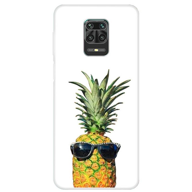 Deksel Til Xiaomi Redmi Note 9S / Note 9 Pro Briller Ananas