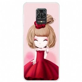 Deksel Til Xiaomi Redmi Note 9S / Note 9 Pro Manga Lady