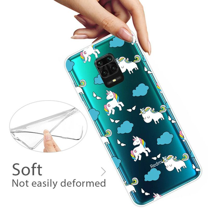 Deksel Til Xiaomi Redmi Note 9S / Note 9 Pro Små Enhjørninger
