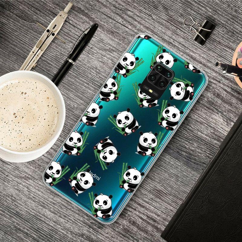 Deksel Til Xiaomi Redmi Note 9S / Note 9 Pro Små Pandaer
