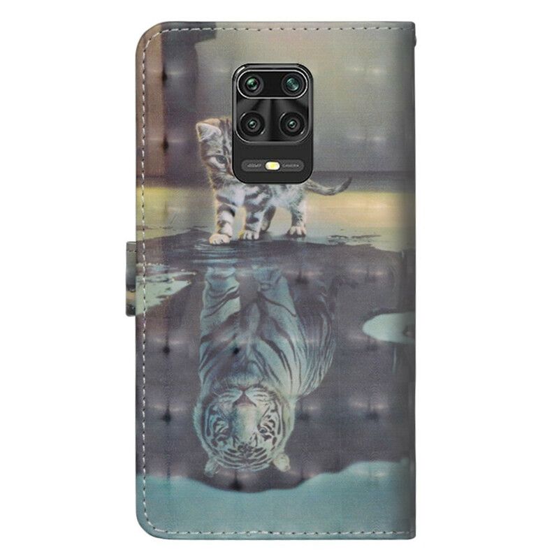 Folio Deksel Til Xiaomi Redmi Note 9S / Note 9 Pro Ernest The Tiger