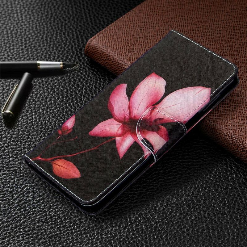 Folio Deksel Til Xiaomi Redmi Note 9S / Note 9 Pro Rosa Blomst