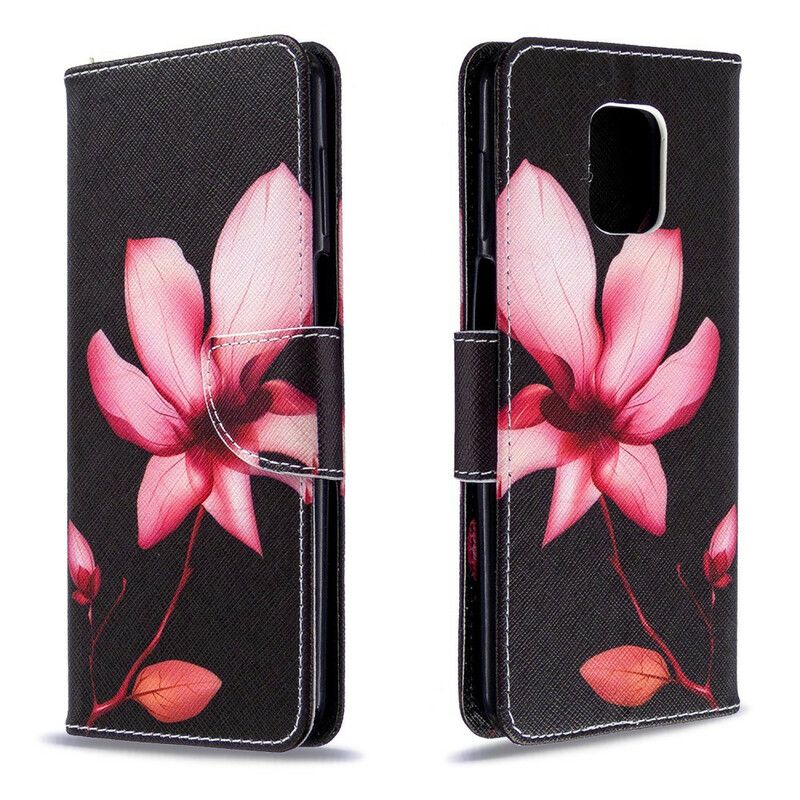 Folio Deksel Til Xiaomi Redmi Note 9S / Note 9 Pro Rosa Blomst