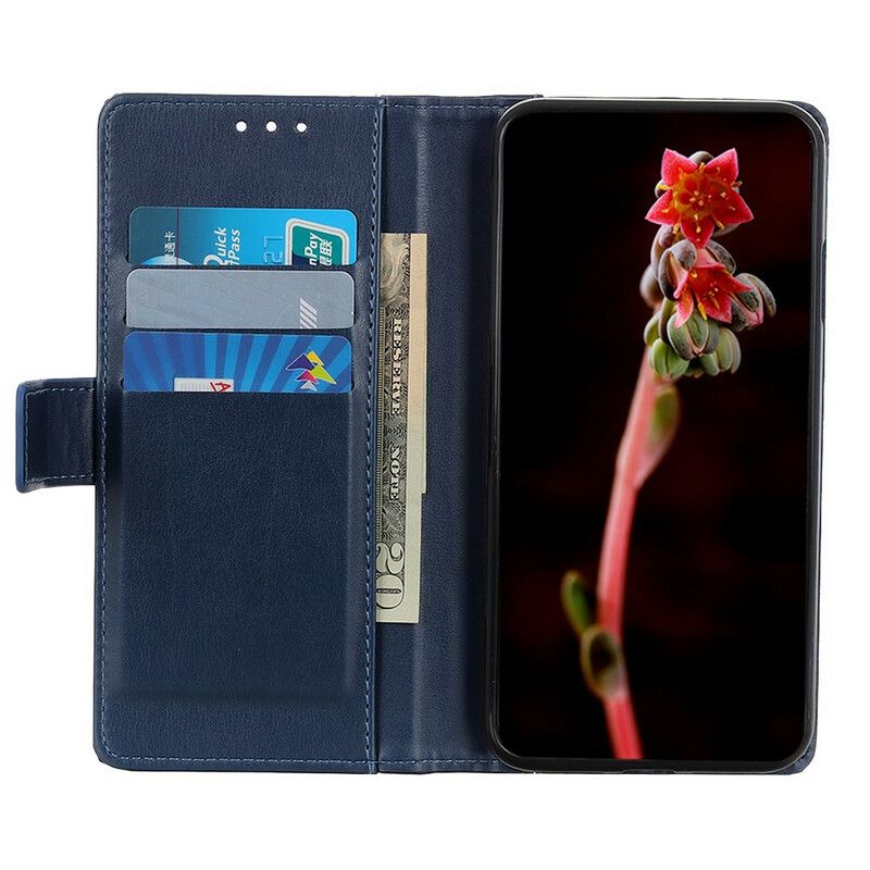 Folio Deksel Til Xiaomi Redmi Note 9S / Note 9 Pro Splitt Skinnstil