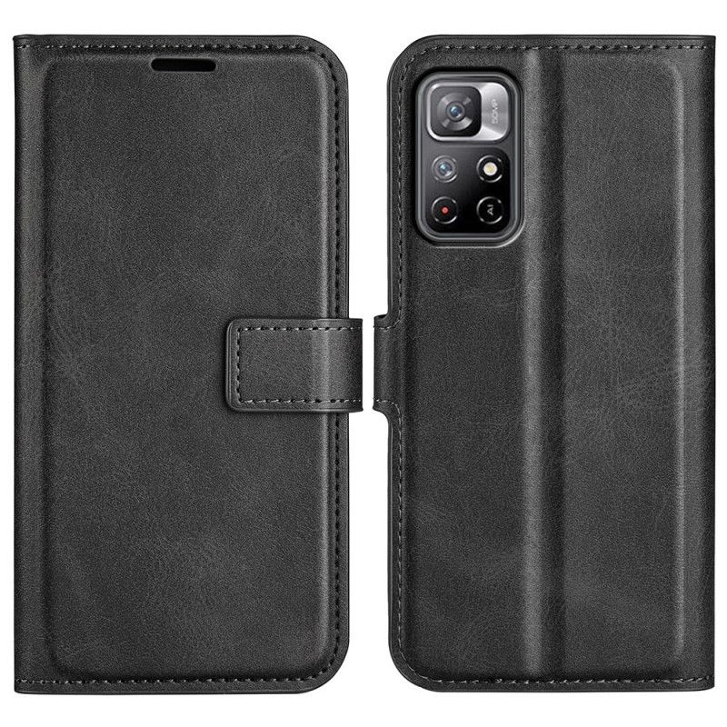 Folio Deksel Til Poco M4 Pro 5G Faux Leather Design Plus