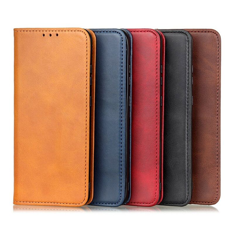 Beskyttelse Deksel Til Samsung Galaxy A52 4G / A52 5G / A52s 5G Folio Deksel Vintage Splittskinn