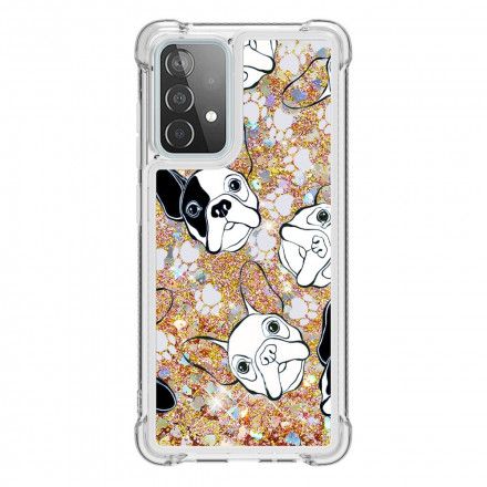 Deksel Til Samsung Galaxy A52 4G / A52 5G / A52s 5G Mr Glitter Dog