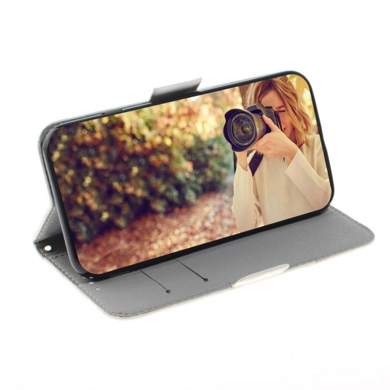 Folio Deksel Til Samsung Galaxy A52 4G / A52 5G / A52s 5G Med Kjede Love My Dog Strap