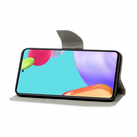 Folio Deksel Til Samsung Galaxy A52 4G / A52 5G / A52s 5G Med Kjede Thong Beach