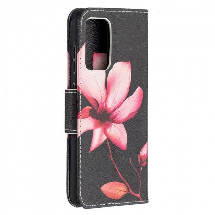 Folio Deksel Til Samsung Galaxy A52 4G / A52 5G / A52s 5G Rosa Blomst