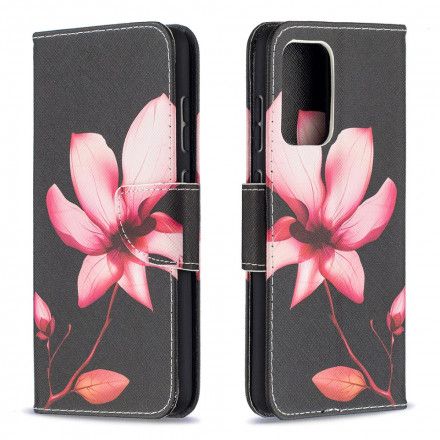 Folio Deksel Til Samsung Galaxy A52 4G / A52 5G / A52s 5G Rosa Blomst