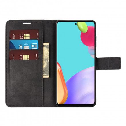 Folio Deksel Til Samsung Galaxy A52 4G / A52 5G / A52s 5G Slankt Kunstskinn