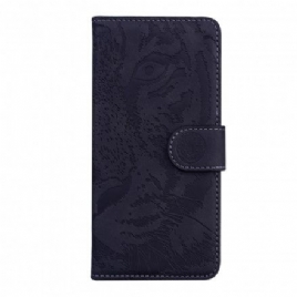 Folio Deksel Til Samsung Galaxy A52 4G / A52 5G / A52s 5G Tiger Face Print