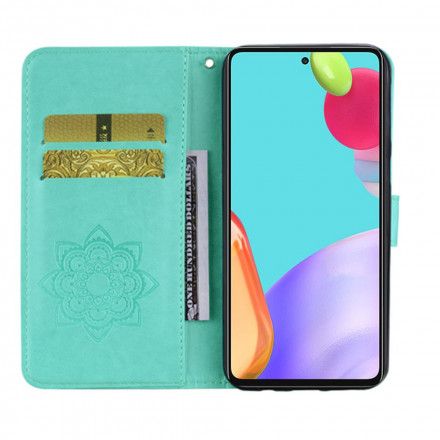 Folio Deksel Til Samsung Galaxy A52 4G / A52 5G / A52s 5G Uglemandala Og Sjarm