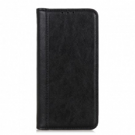 Beskyttelse Deksel Til Xiaomi Redmi 10 Folio Deksel Elegance Split Litchi Leather