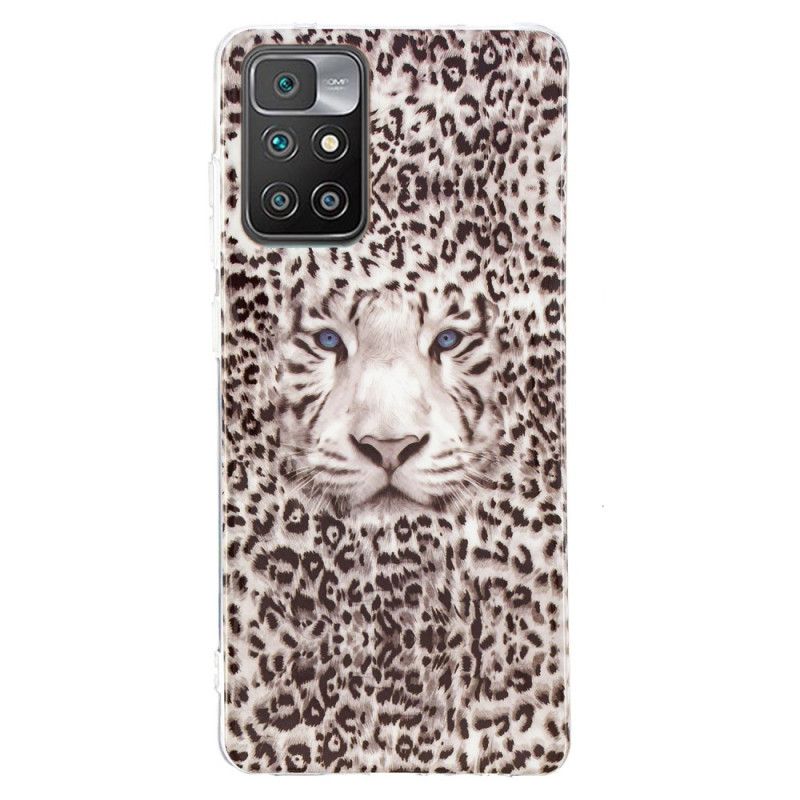 Deksel Til Xiaomi Redmi 10 Fluorescerende Leopard