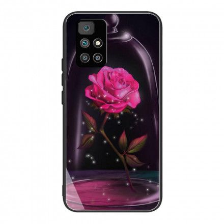 Deksel Til Xiaomi Redmi 10 Magisk Rosa Herdet Glass