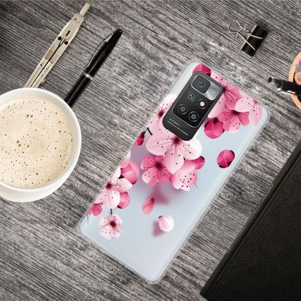 Deksel Til Xiaomi Redmi 10 Små Rosa Blomster