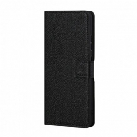 Folio Deksel Til Xiaomi Redmi 10 Litchi Grain Leather Effect