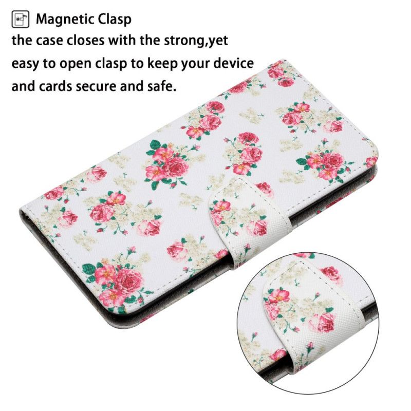 Folio Deksel Til Xiaomi Redmi 10 Royal Liberty Flowers