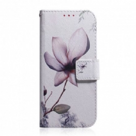 Lærdeksel Til Xiaomi Redmi 10 Gammel Roseblomst