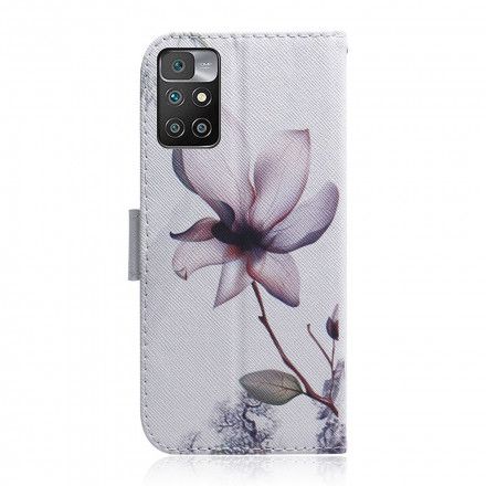 Lærdeksel Til Xiaomi Redmi 10 Gammel Roseblomst