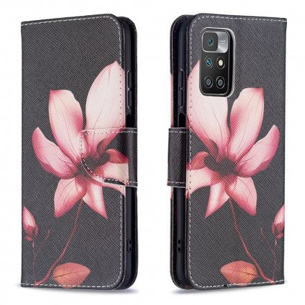 Lærdeksel Til Xiaomi Redmi 10 Rosa Blomst