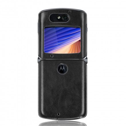 Deksel Til Motorola Razr 5G Faux Leather Litchi