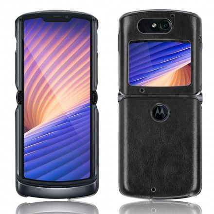 Deksel Til Motorola Razr 5G Faux Leather Litchi