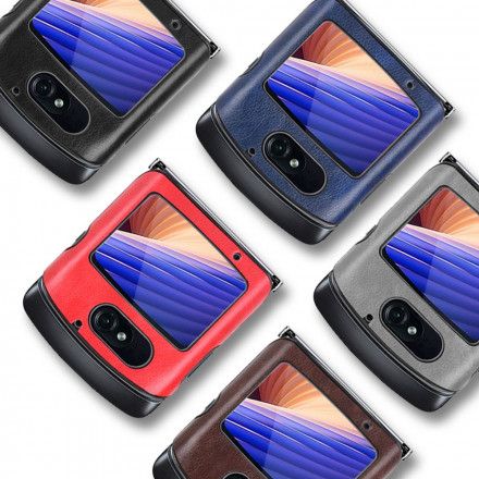 Deksel Til Motorola Razr 5G Faux Leather Litchi